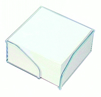 Bantex Half Memo Cube And Refills White 45mm