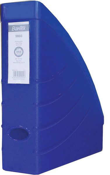 Bantex A4 Optima Magazine Filing Box 70mm Blue