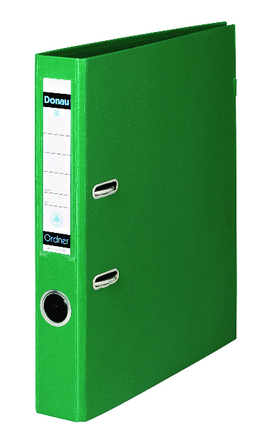 DONAU A4 Polypropylene 2d Ring Binder 30mm Green