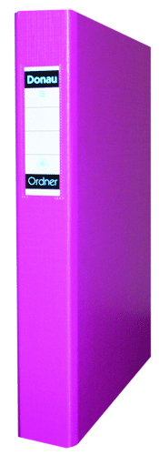 DONAU A4 Polypropylene 2d Ring Binder 30mm Pink