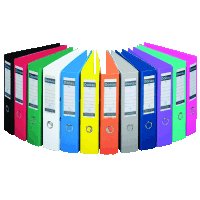 DONAU A4 Polypropylene Lever Archive Files 50mm Green