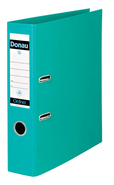 DONAU A4 Polypropylene Lever Archive Files 75mm Turquoise