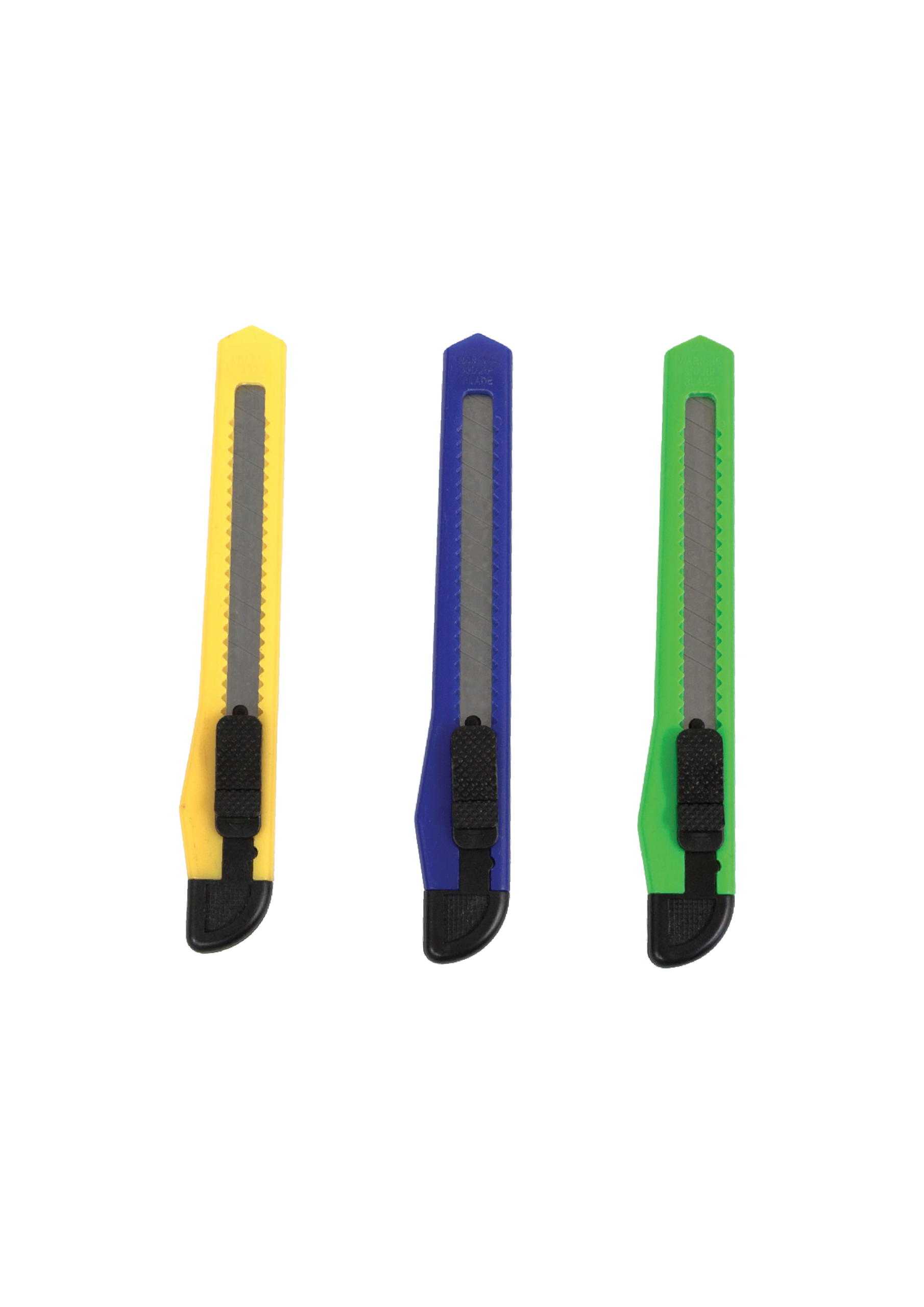 DONAU Plastic Cutting Knives 9mm Assorted - Image 1