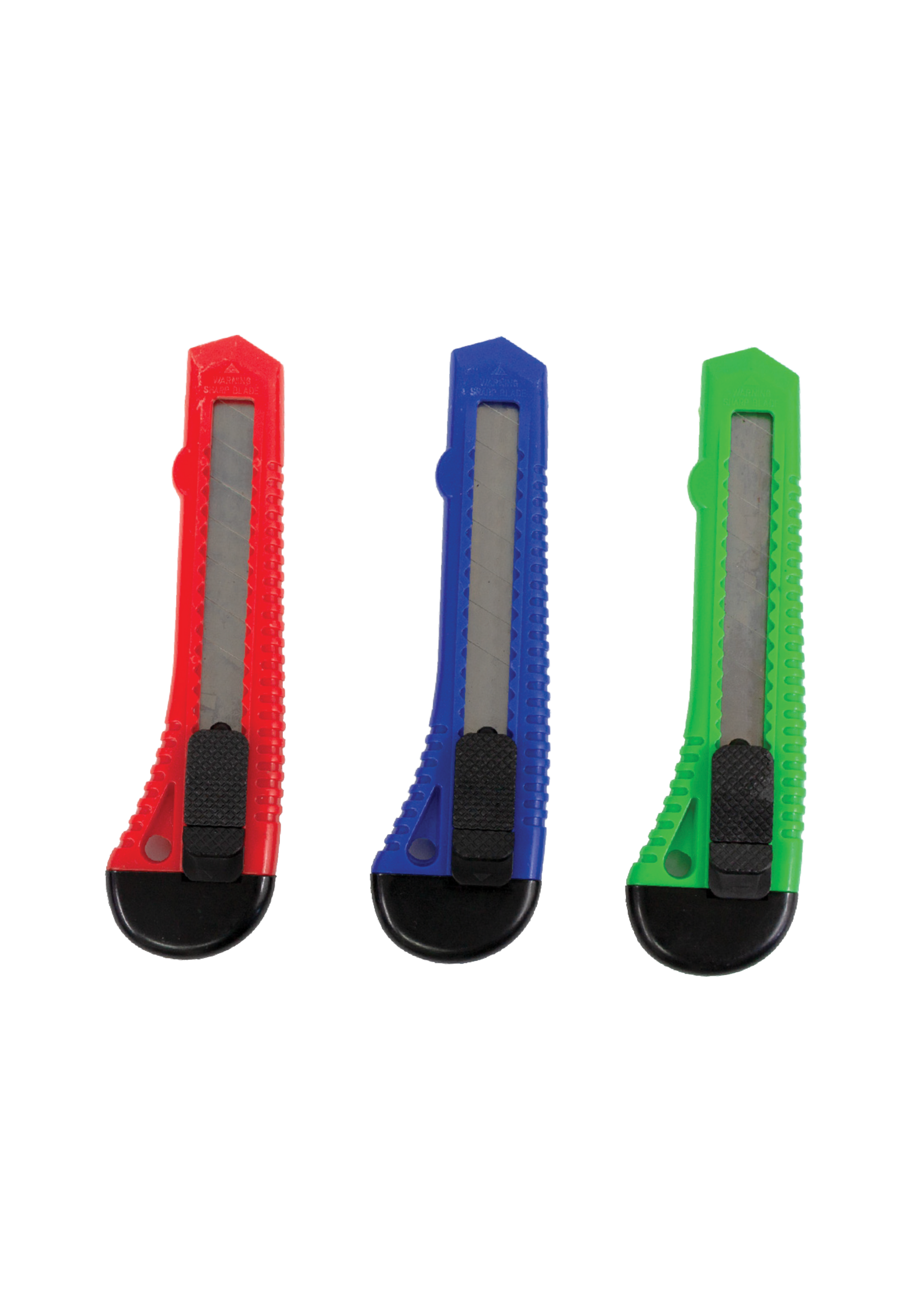 DONAU Plastic Cutting Knives 18mm Assorted - Image 1