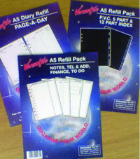 CTP DONAU A5 Personal Organiser Week-to-View - Refill