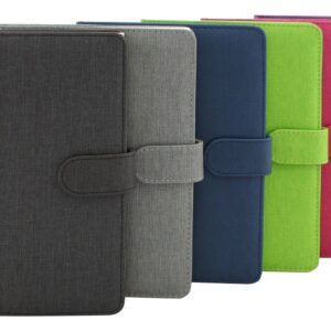 CTP DONAU A5 Linen Notebooks/Journals Black 192 Page - Image 1