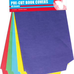 Butterfly 80gsm Pre-cut Paper Book Covers A5 Bright 10 Pack - Image 1