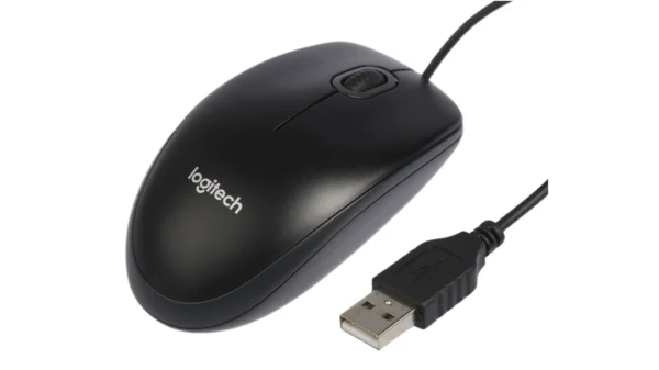 Logitech M90 Wired USB Mouse Black
