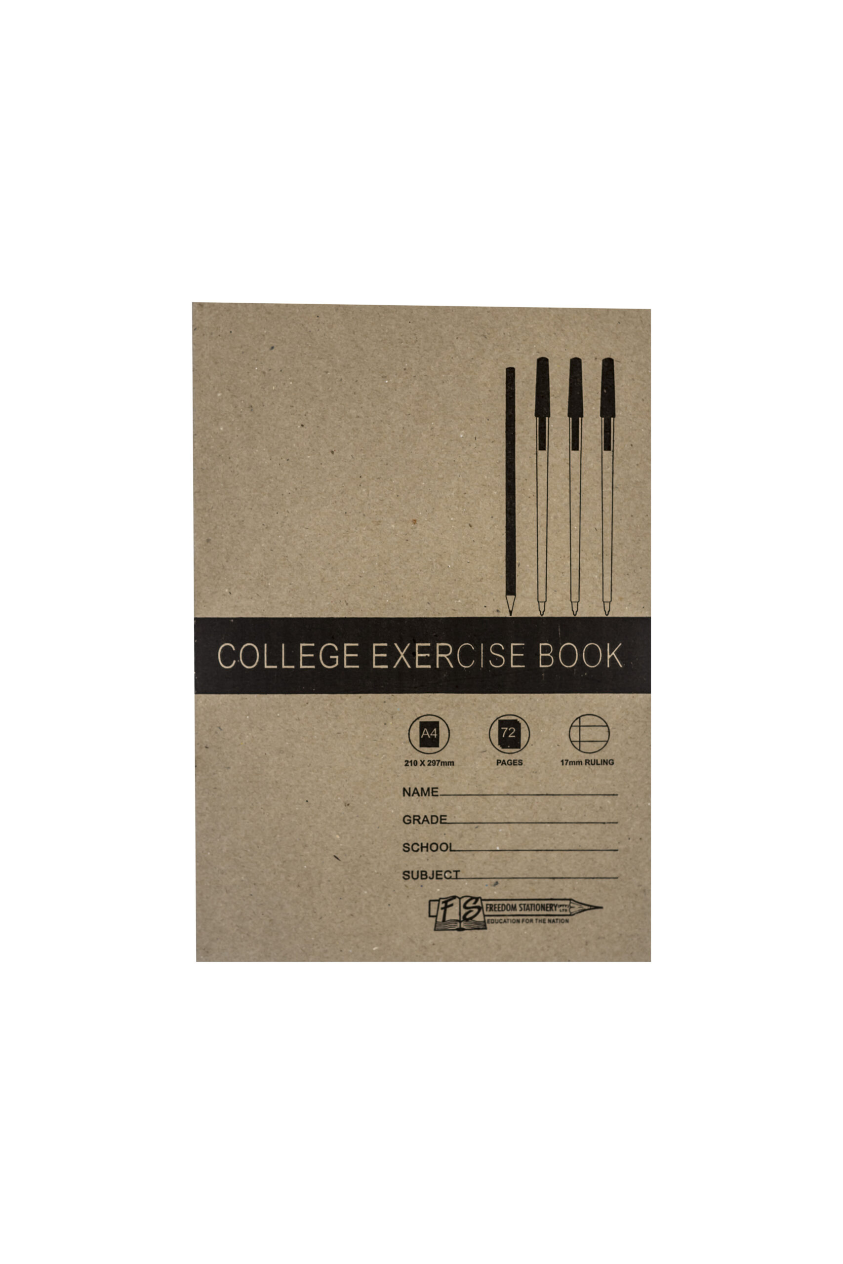 Book Exercise Nexx F&M A4 17mmRuled 72Pg - Image 1