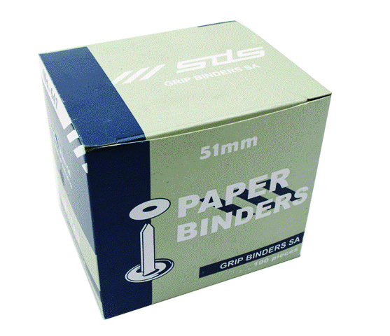 Fastener Paper Split Pin 647 51mm 100Pk