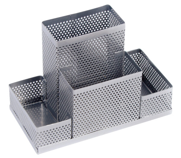 Kenzel Mesh Steel Desk Range Silver MESH STEEL DESK