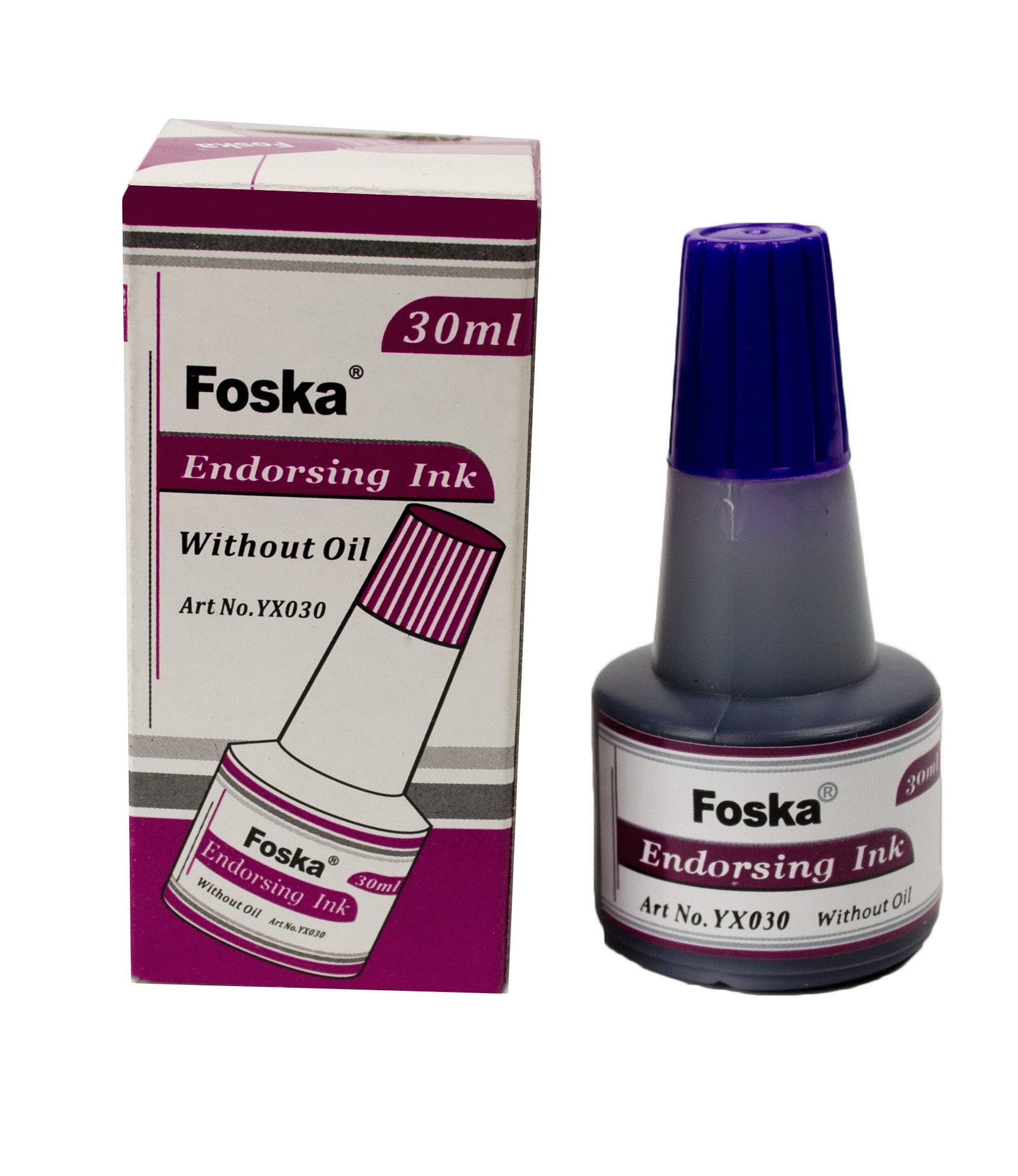 Foska Endorsing Ink Violet 30ml - Image 1