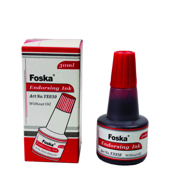 Foska Endorsing Ink Red 30ml