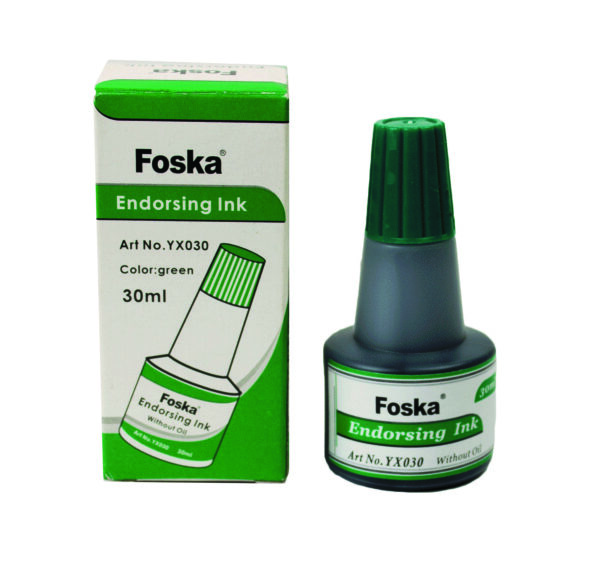 Foska Endorsing Ink Green 30ml