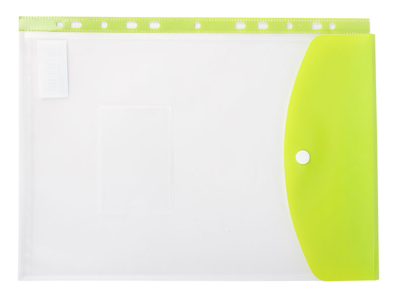Kenzel A4 Fileable Pocket File Green - Image 1