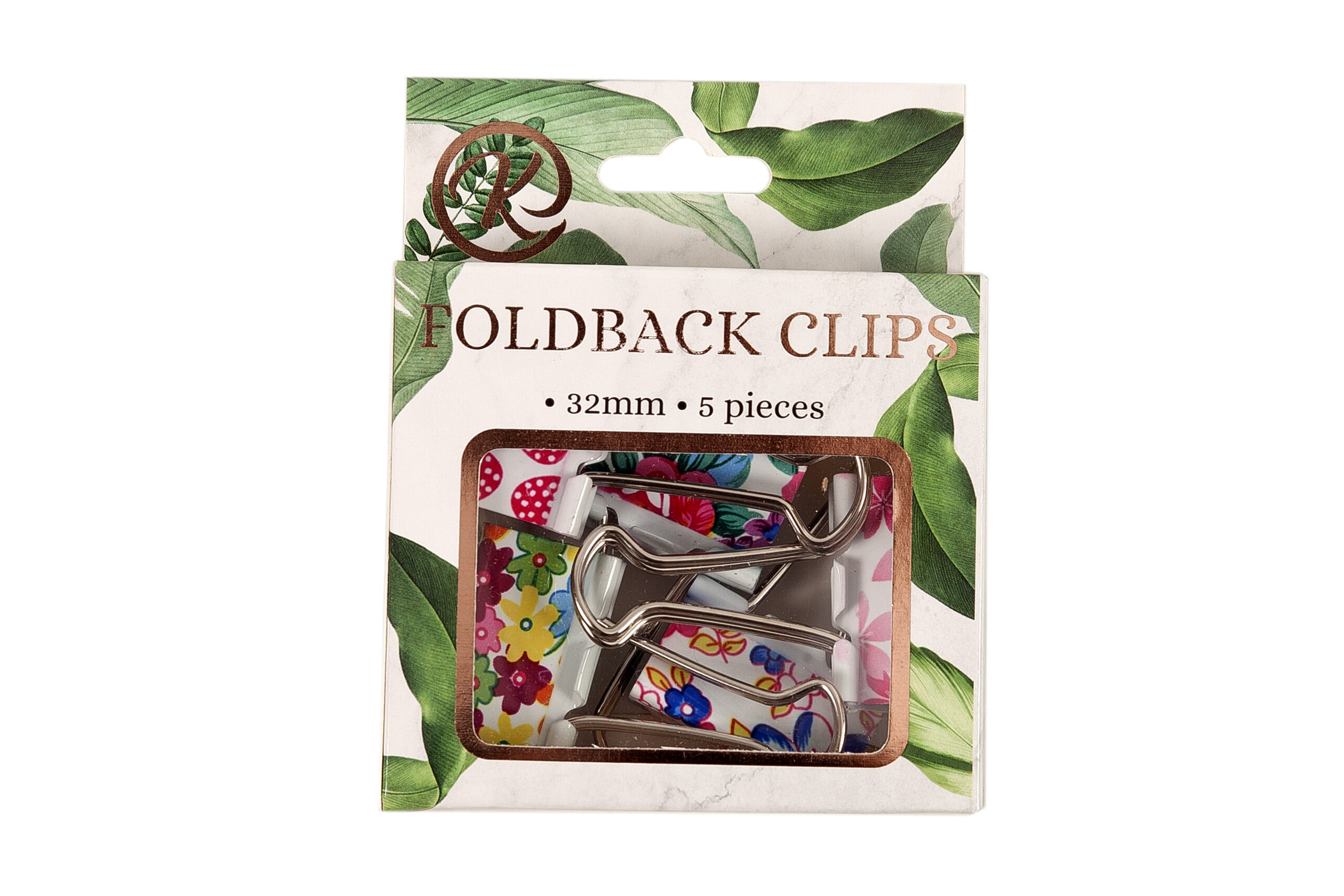 Kenzel Foldback Clips 32mm Assorted 5 Pack - Image 1