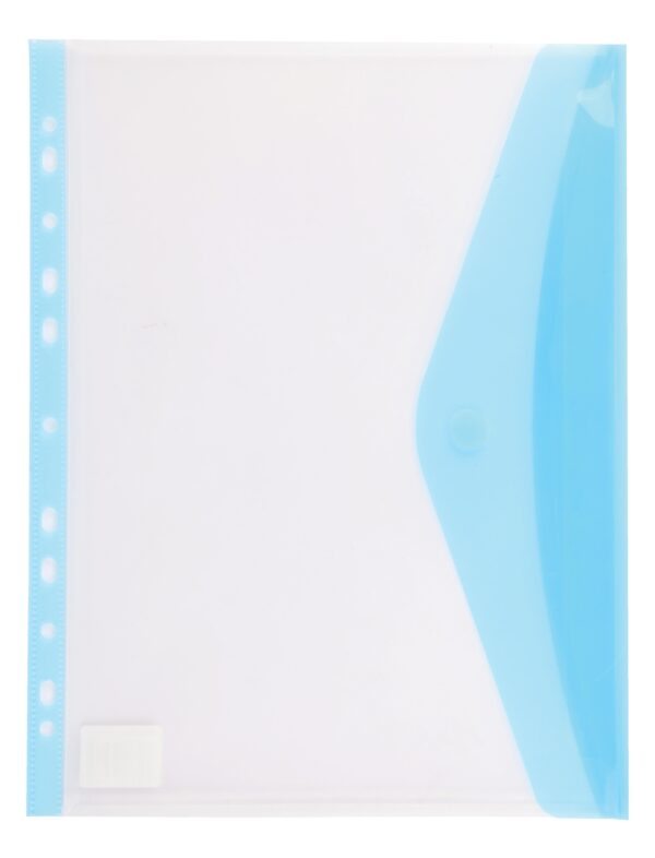 Kenzel A4 Fileable Pocket File Blue