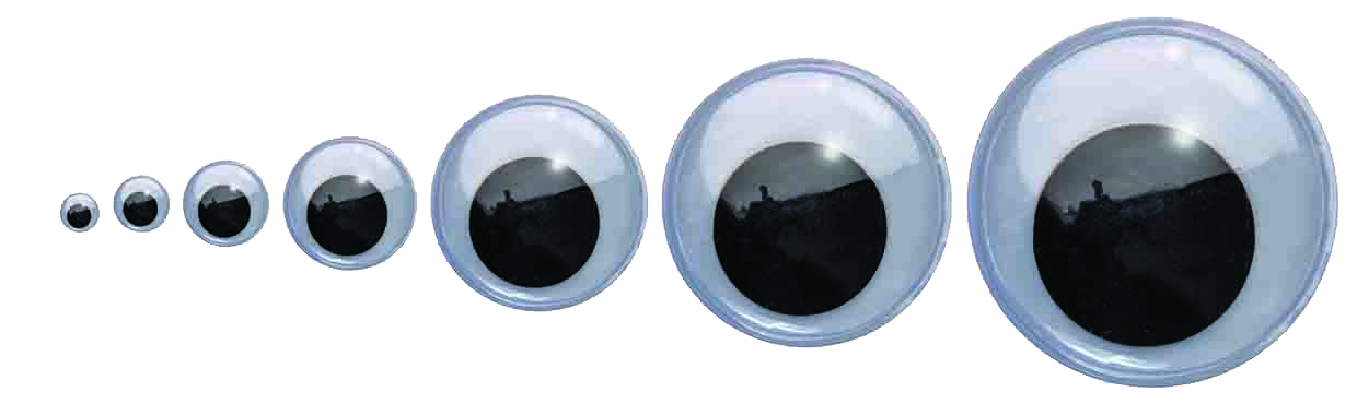 Dala Googley Eyes 8mm 50 Pack - Image 1