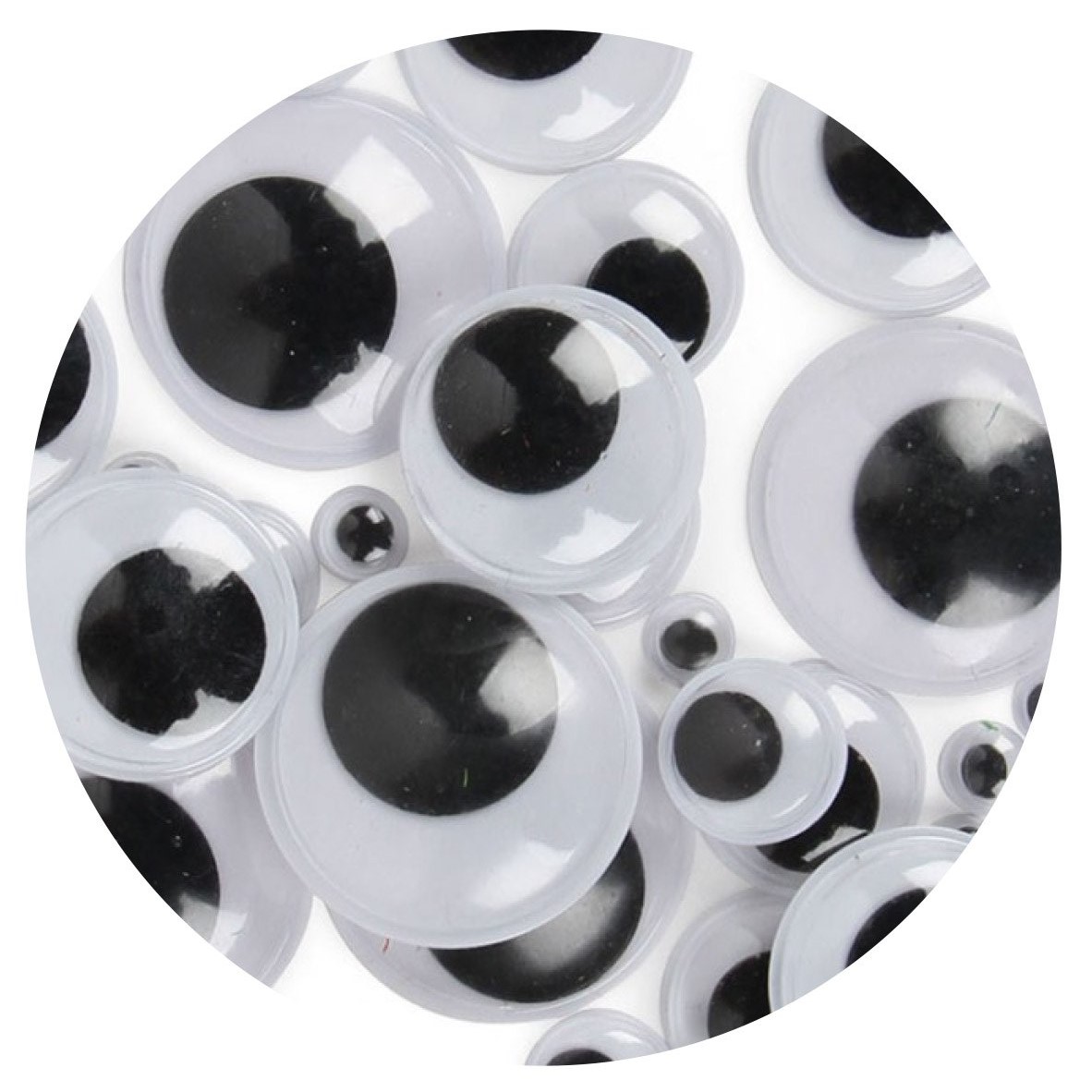 Dala Googley Eyes Assorted 50 Pack - Image 1