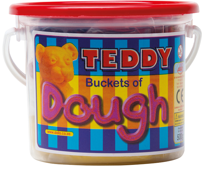 Teddy Playdough 500g Assorted - Image 1
