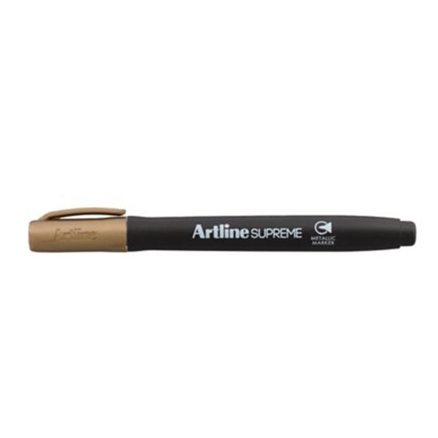Artline Supreme 790 Metallic Marker Gold 1.0mm - Image 1