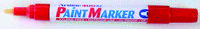 Artline Paint Marker Medium Red 1.0mm