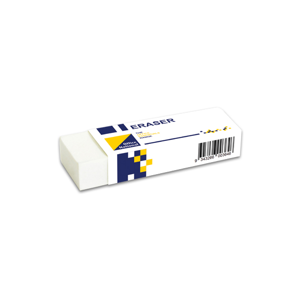 ON Office National Eraser Large White OFFICE NATIONAL