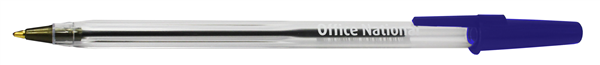 ON Office National Ballpoint Pen Medium Blue OFFICE