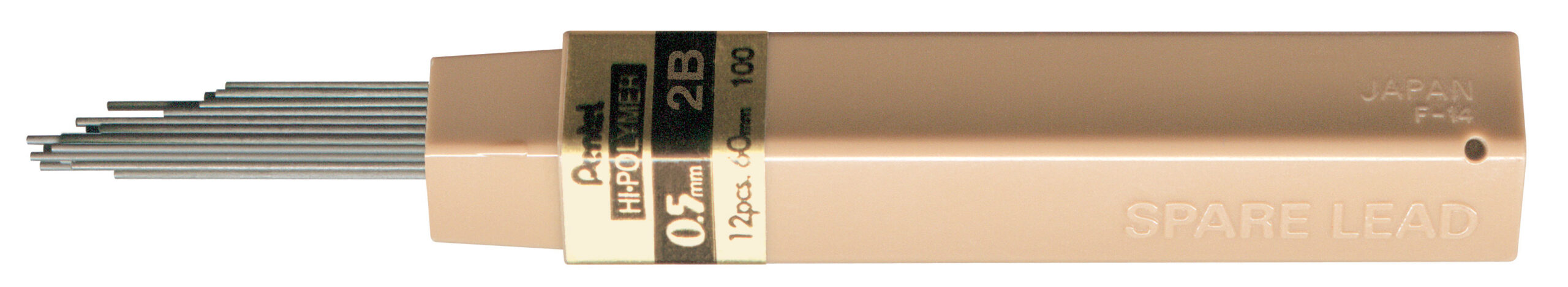 Pentel Leads For Clutch Pencils 0.5mm 2B - Image 1