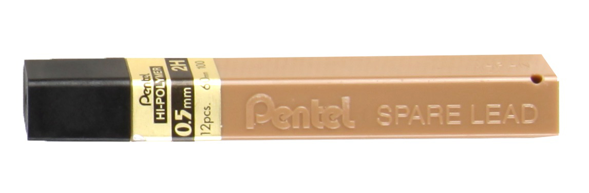 Pentel Leads For Clutch Pencils 0.5mm 2H - Image 1