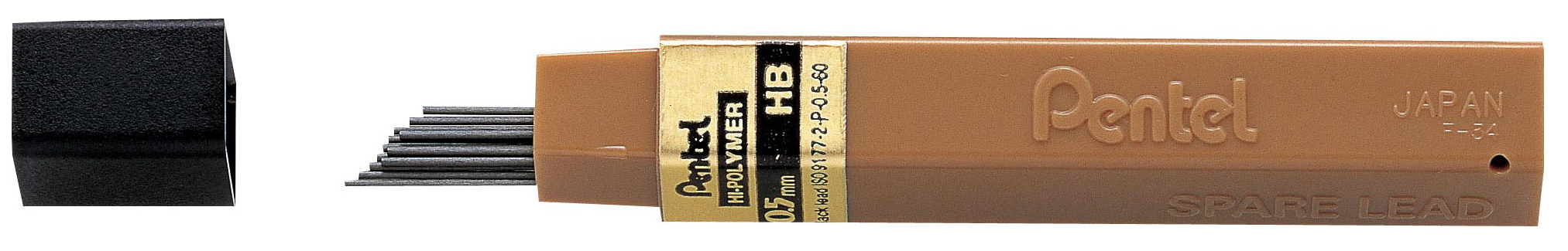 Pentel Leads For Clutch Pencils 0.5mm B - Image 1