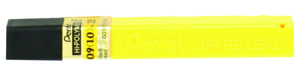 Pentel Leads For Clutch Pencils 0.9mm 9B