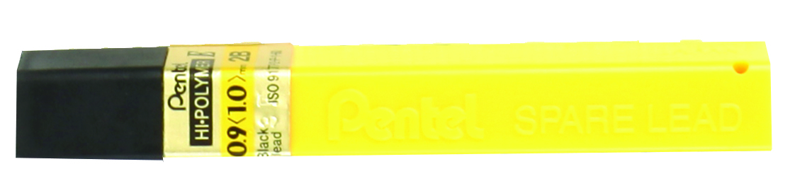 Pentel Leads For Clutch Pencils 0.9mm 9B - Image 1