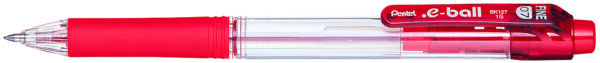 Pentel E-ball Retractable Ballpoint Pen 0.7mm Red