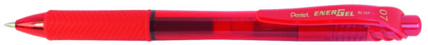 Pentel Energel-x Metal Tip Rollerball Pen 0.7mm Red
