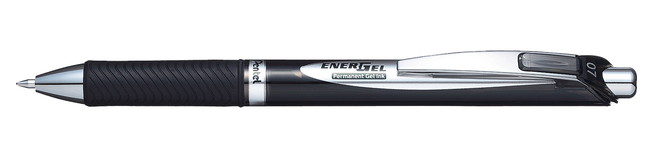 Pen RB Pentel Retr 0.7 MTip Black - Image 1