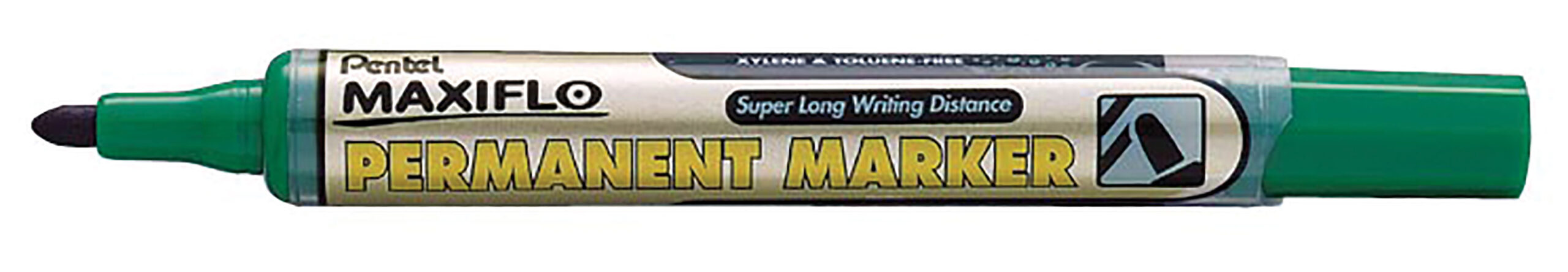 Pentel Maxiflo Nlf50 "pump-it!" Permanent Marker Green 4.5mm - Image 1