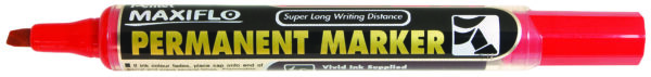 Pentel Maxiflo Nlf60 "pump-it!" Permanent Marker Red 4.6mm