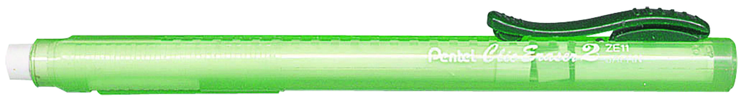 Pentel Click Eraser With Colour Barrel and Refill Assorted - Image 1