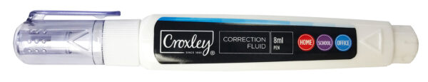 CROXLEY Correction Pens, Fluid and Tape 8ml