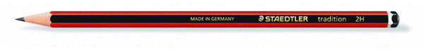 Staedtler Tradition Black Lead Pencils 2H