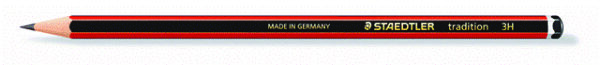 Staedtler Tradition Black Lead Pencils 3H