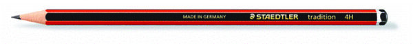 Staedtler Tradition Black Lead Pencils 4H