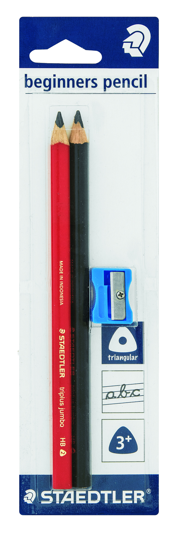 Staedtler Beginners Pencils and Sharpener 2 Pack