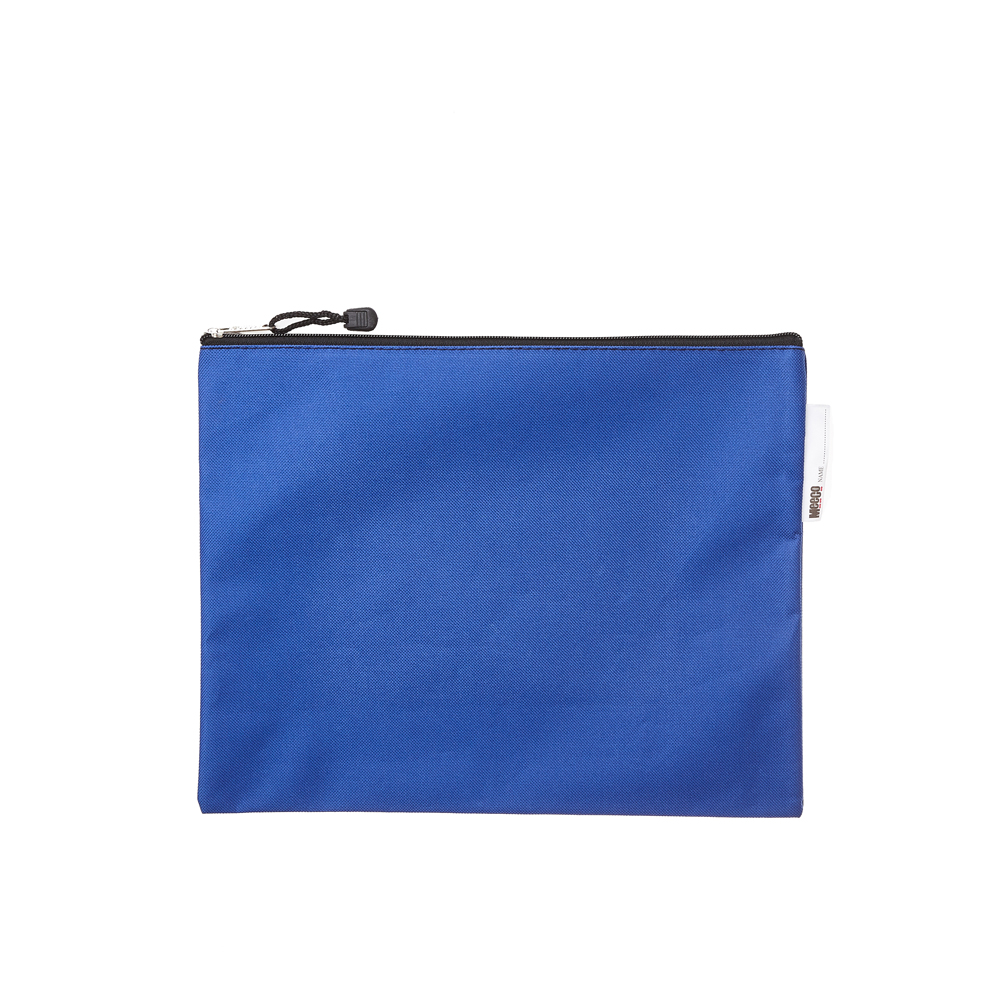 Meeco Nylon Book Bags A4 Blue - Image 1