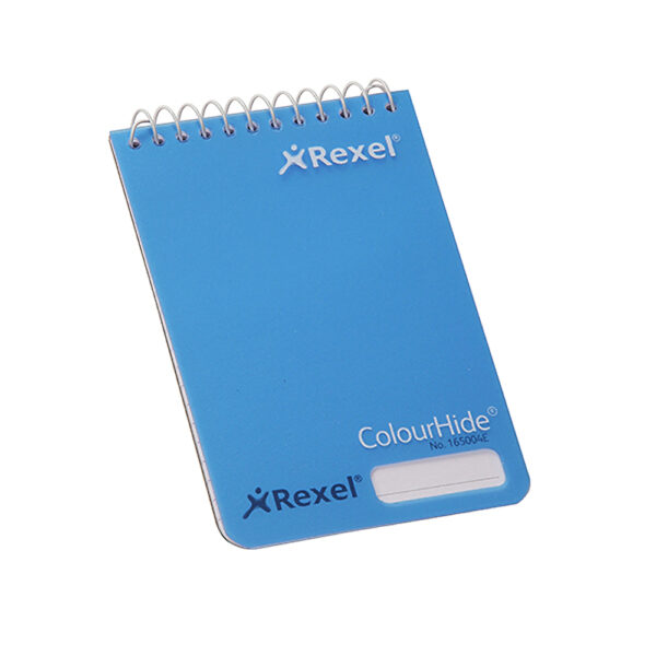 Rexel Colourhide Pocket Notebooks 112x77mm Blue 112mmx77mm