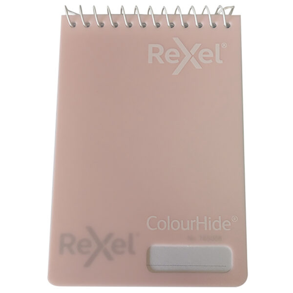 Rexel Colourhide Pocket Notebooks Pastel Pink 96 Pack