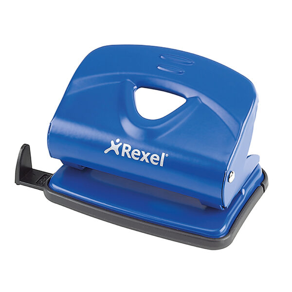 Rexel V210/v220/v230/v240 2-hole Punches Blue 20 Sheets