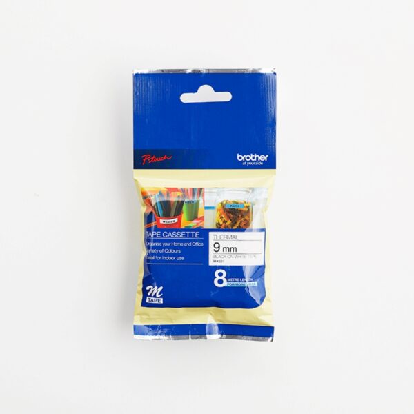 Brother Non-laminated Mk Tapes Black ON White 9mmx8m