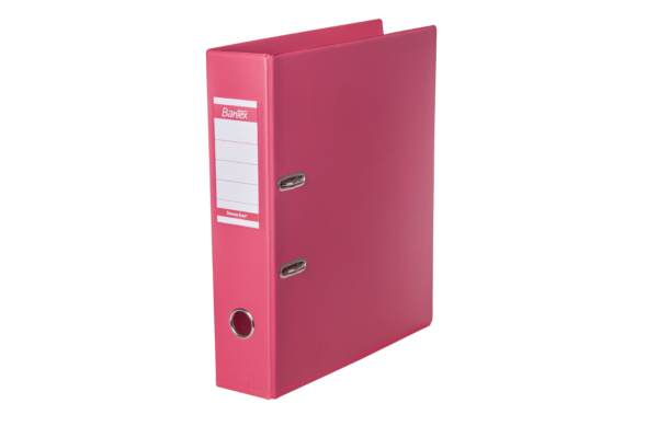 Bantex Pvc Lever Archive File 70mm Pink A4